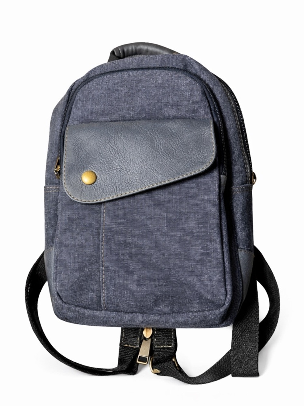 Cargoit Denim Blue Backpack Travel Work School Bag utility
